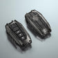 Metal Transformer Key Cover with keychain Compatible For Toyota: Innova Crysta, HyCross, Hilux, Fortuner, Legender, Land Cruiser, Camry (3 button smart key)
