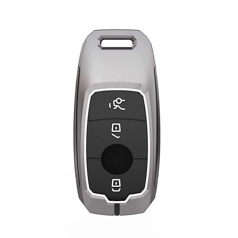 Metal Silicone Car Key Cover Compatible For Mercedes-Benz : E-Class, S-Class, A-Class, C-Class, G-Class 2020 Onwards