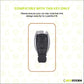 Metal Leather key cover Compatible for Mercedes Benz : GL Series | S - Class | C - Class | M - Class | 3 Button Smart Key