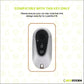 Metal Silicone Car Key Cover Compatible For New Mercedes Benz Maybach | S Class | E Class (3 Button Smart Key)