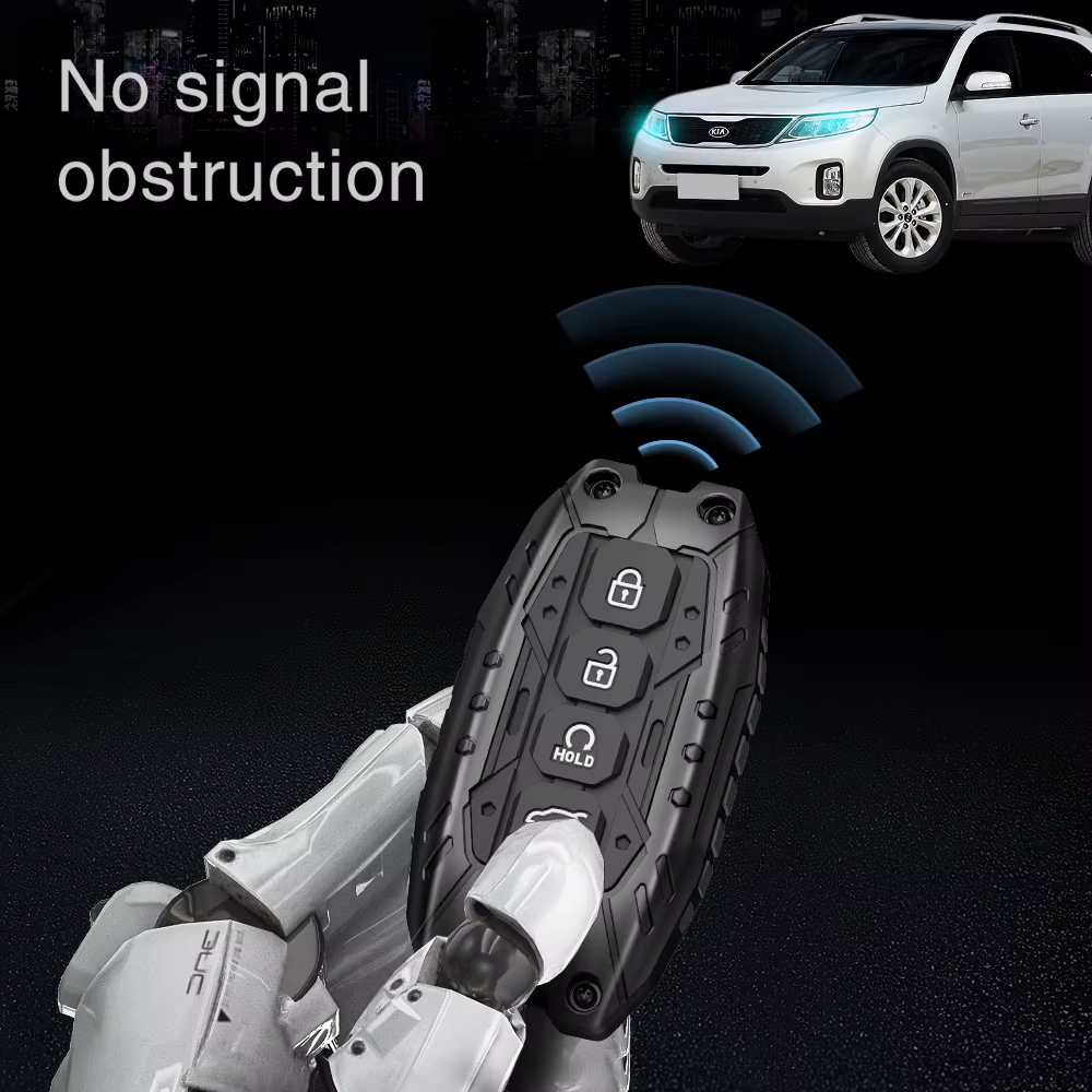 Transformer Key Cover Compatible for kia : Seltos, Sonet, Carens, Seltos x line, Carnival (4 button smart key)