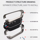 Metal Silicone Car Key Cover Compatible For Skoda Octavia | Volkswagen Virtus 3 Button Smart Key