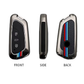 Metal Silicone Car Key Cover Compatible For Skoda Octavia | Volkswagen Virtus 3 Button Smart Key