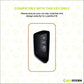 Metal Silicone Car Key Cover Compatible For Skoda Octavia | Volkswagen Virtus 3 Button Smart Key