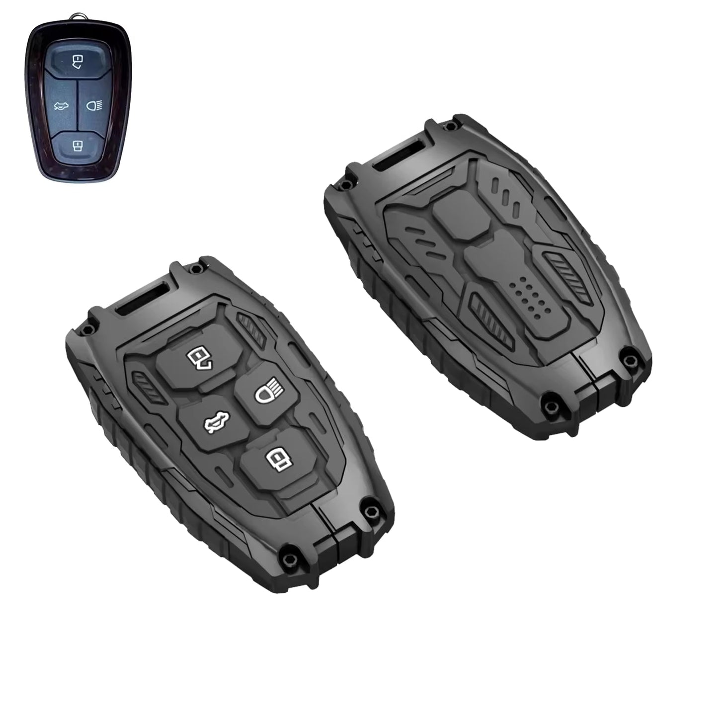 Tata: Nexon, Harrier,Tiago, Tigor BS6, Tigor EV, Safari 2021, Altroz, Safari Gold, Gravitas, Punch 4 button smart Key cover
